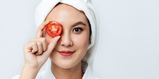 How to use tomato for face acne?