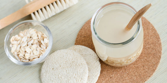 DIY oatmeal face cleanser for psoriasis