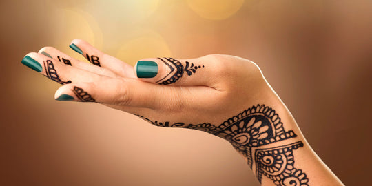 Indian Bride With Mehandi