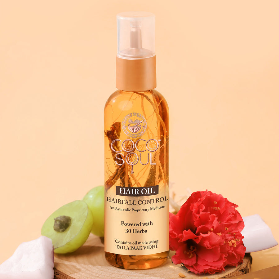 Ayurvedic Hair Oil – Hair Fall Control | From the makers of Parachute Advansed | 95ml