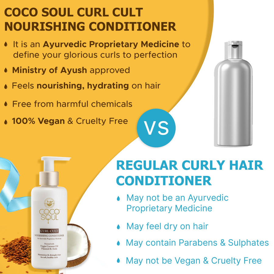 [AFF] Curl Cult Nourishing Conditioner | From the makers of Parachute Advansed | 200ml
