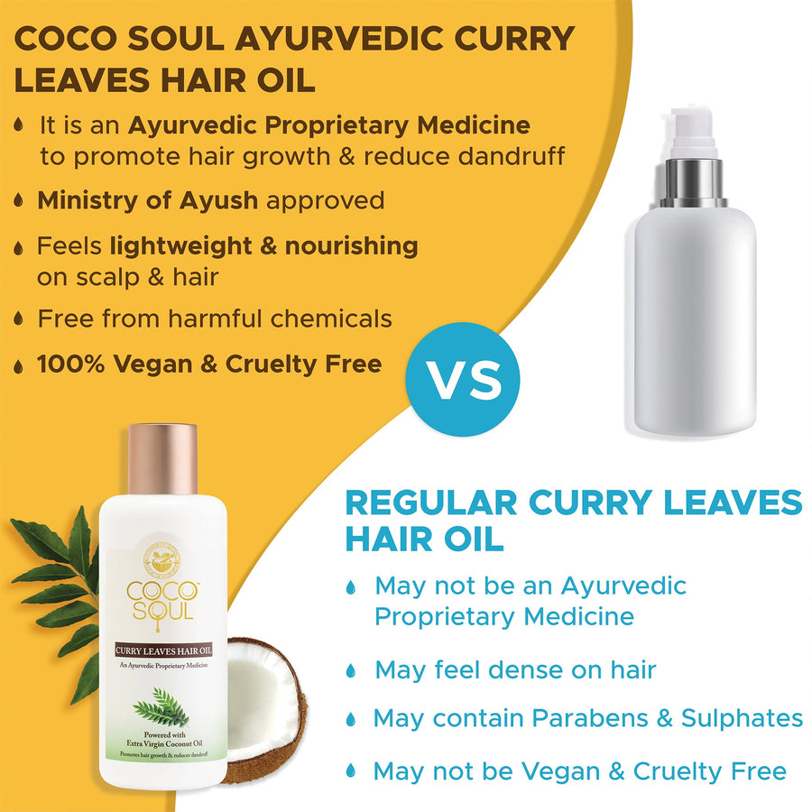 [CRED] Ayurvedic Curry Leaves Hair Oil | 200ml