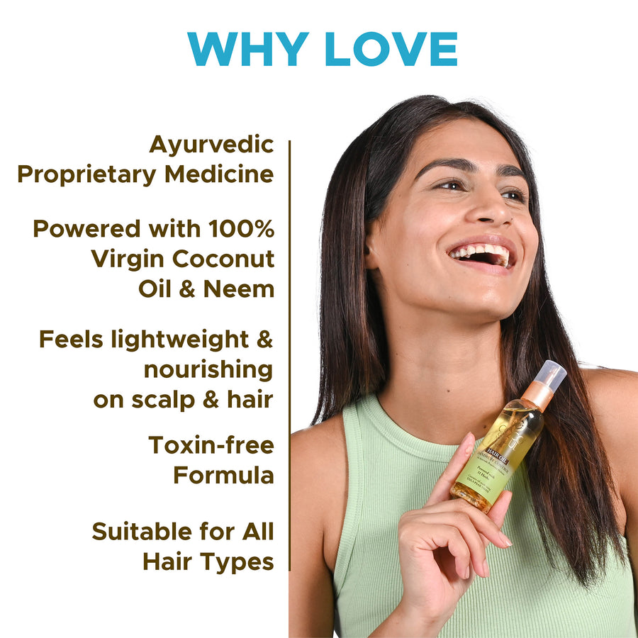 Ayurvedic Hair Oil – Dandruff Control | From the makers of Parachute Advansed | 95ml