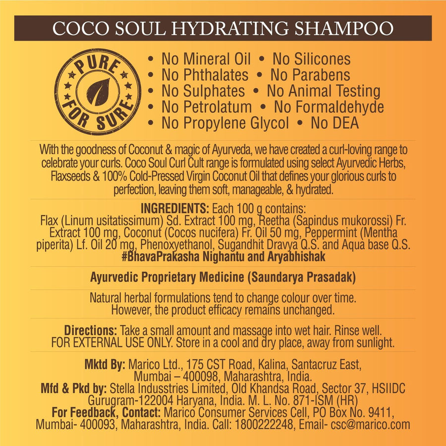 Curl Cult Hydrating Shampoo + Conditioner | 400gms