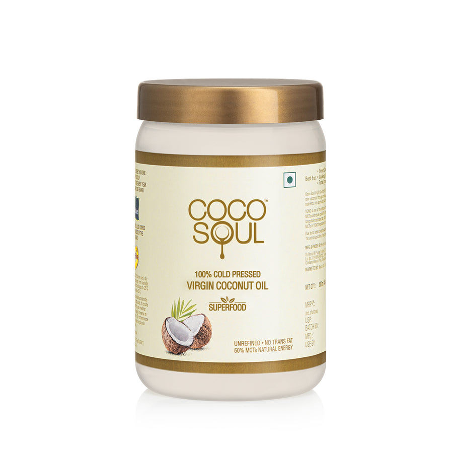 Cold Pressed Natural Virgin Coconut Oil | From the makers of Parachute | 500 ml