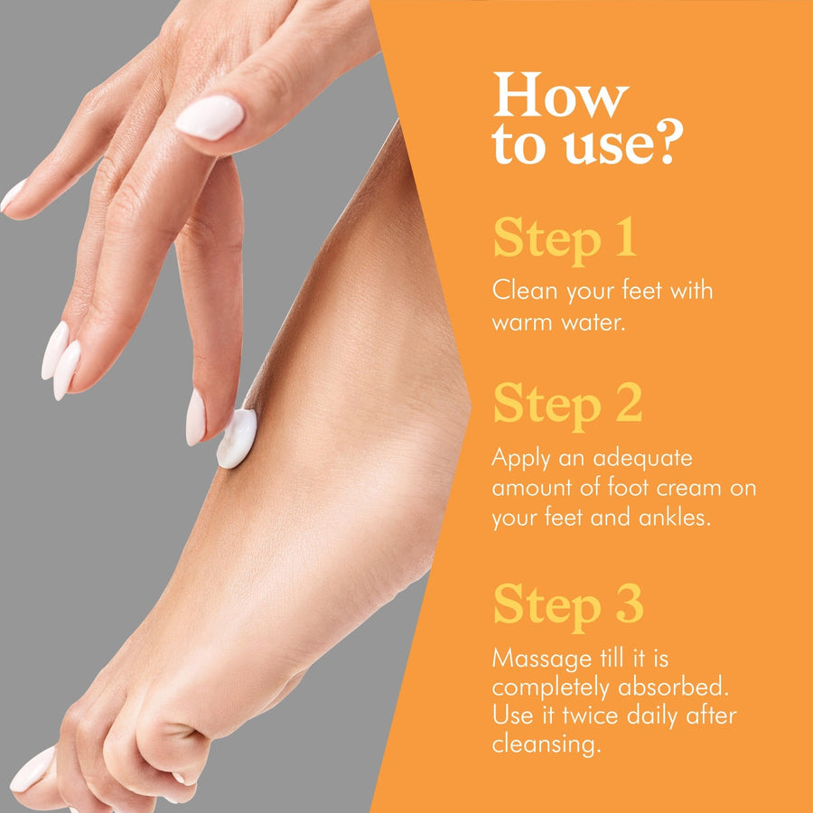 how to use foot cream
